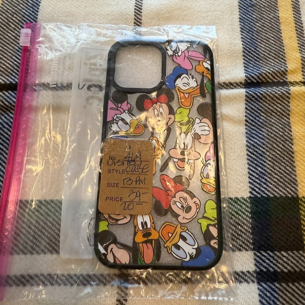 IPHONE 13 PRO MAX CASE COVER WITH DISNEY CHARACTERS - NWT (469)
